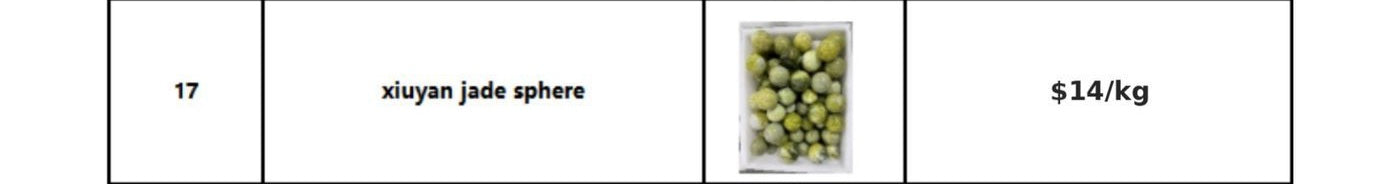 Mixed material sphere wholesale catalog image