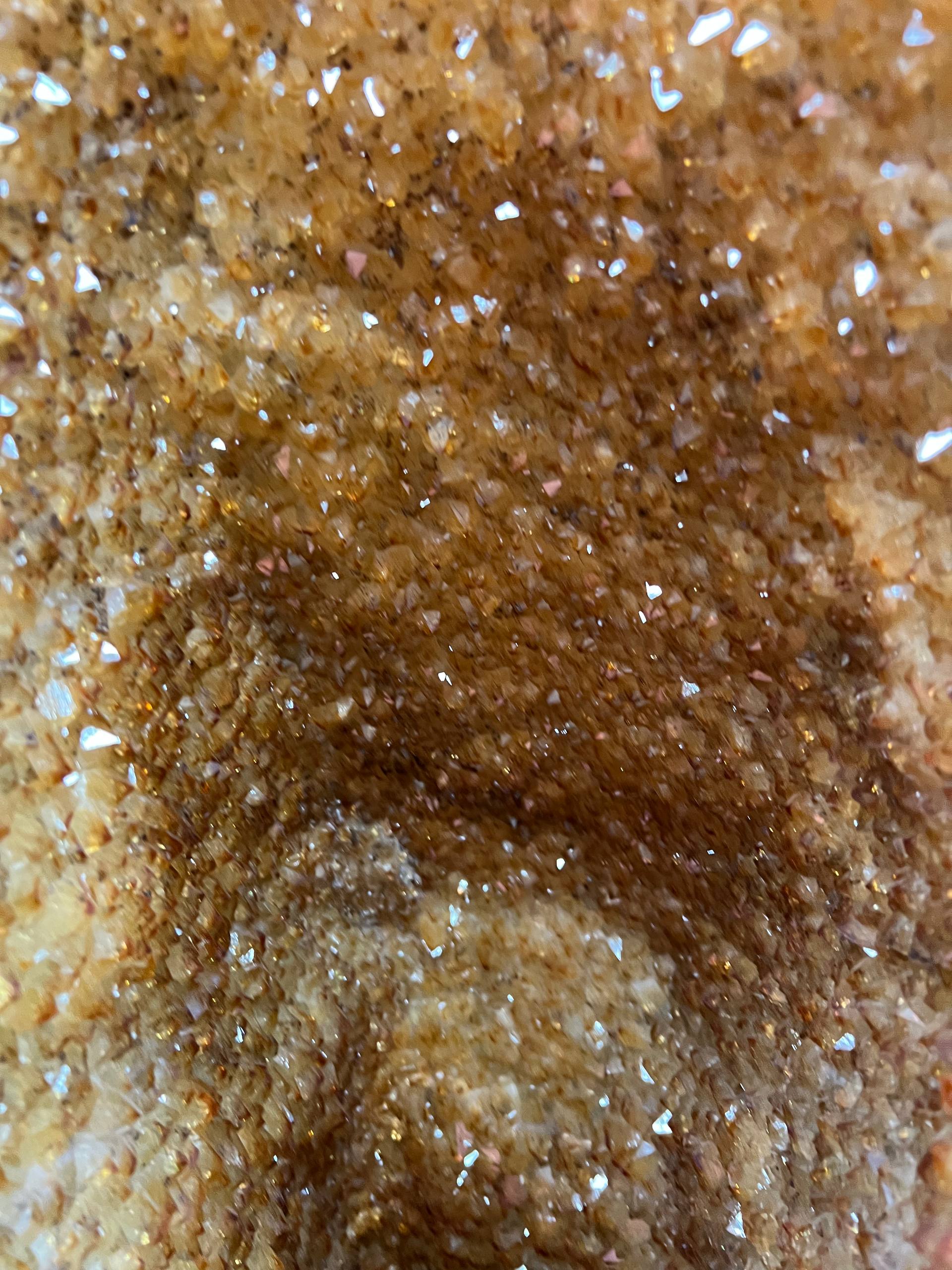 Big tall geode tower standing alone citrine – view 7