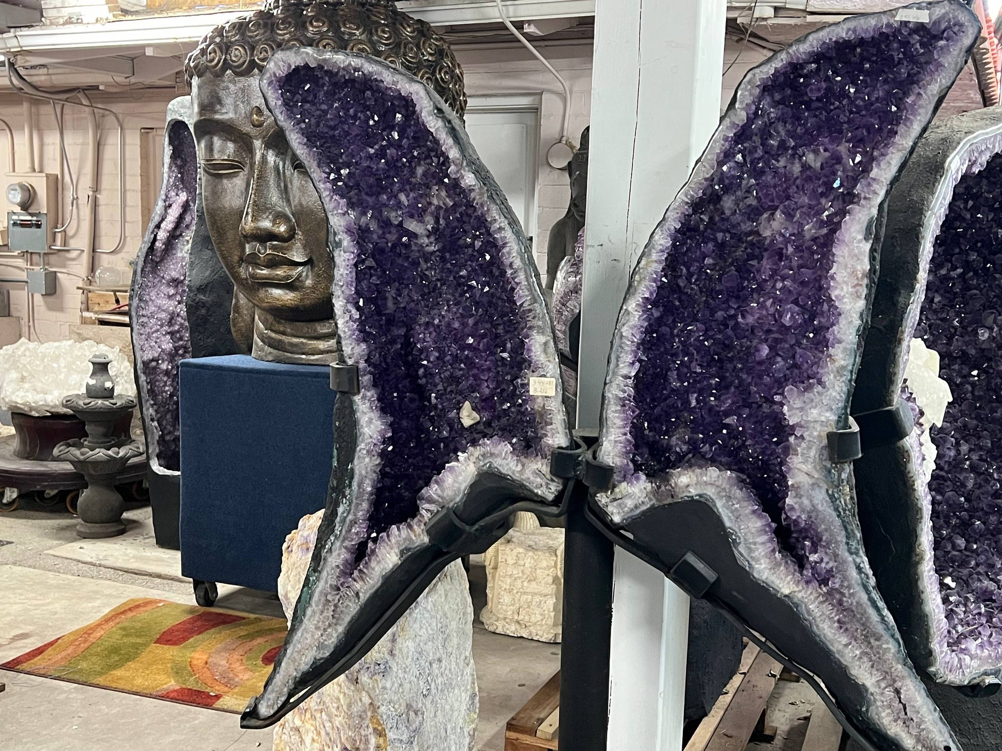 Amethyst wings on stand best quality – view 5