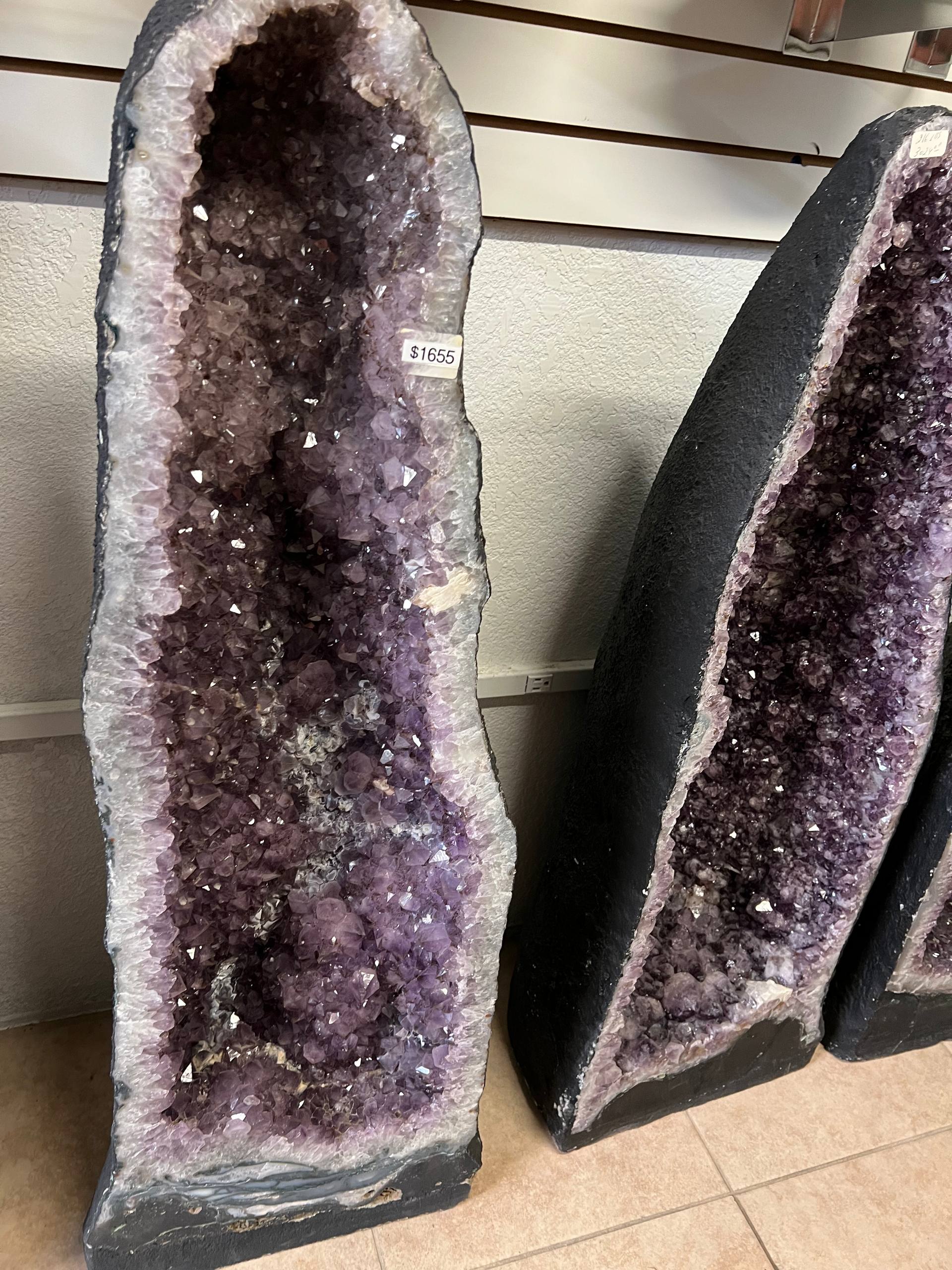Tall amethyst geode – view 8