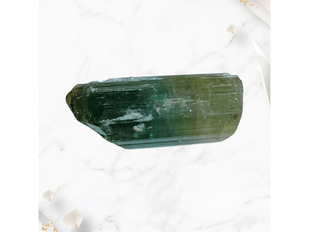 Bicolor Verdelite Crystals Tourmaline