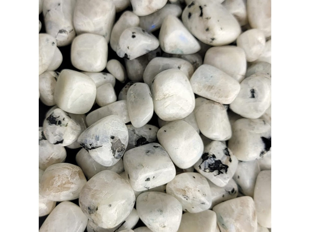 Black Spot Moonstone Tumbled