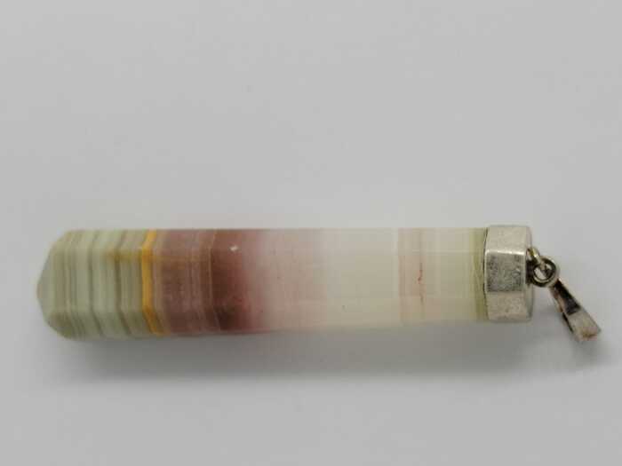 pink calcite pendant