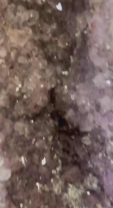Load video: Tall amethyst geode