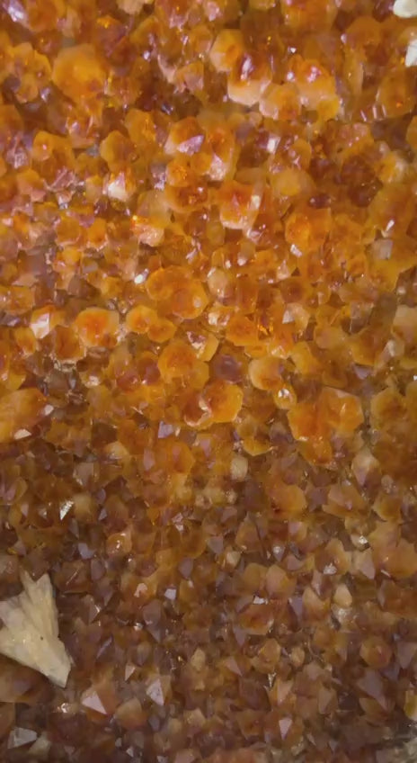 Load video: 2 pairs citrine clusters on stand