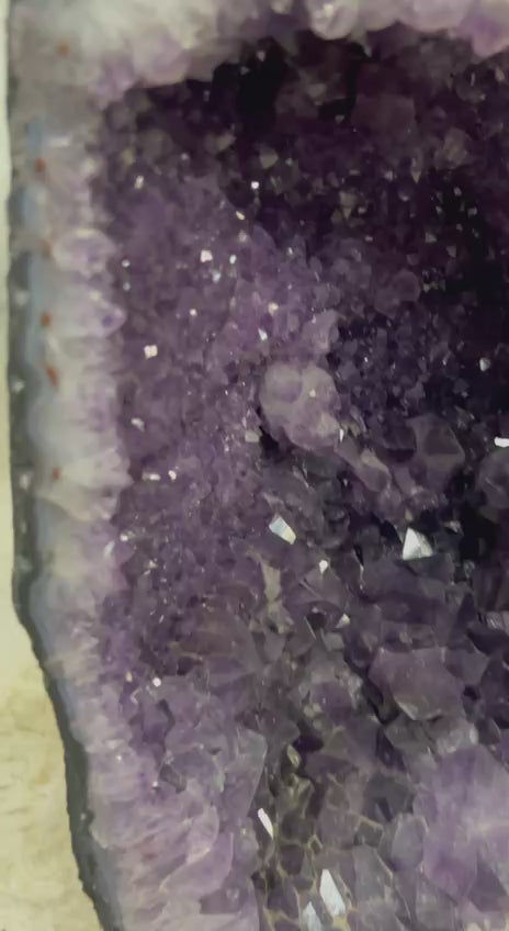 Load video: Amethyst geode