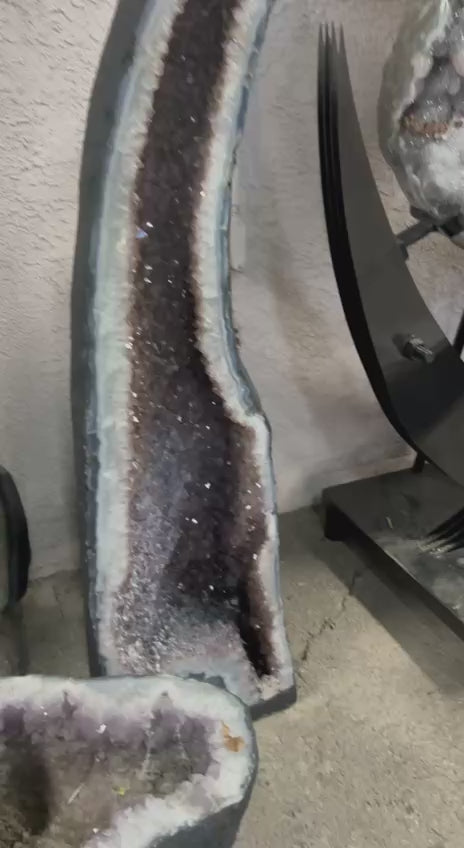 Amethyst cathedral geode – video