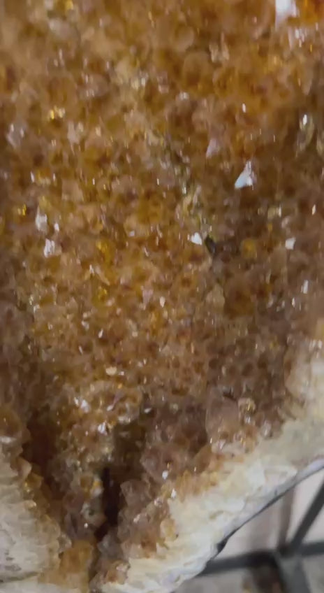 Load video: Citrine wings on stand – video