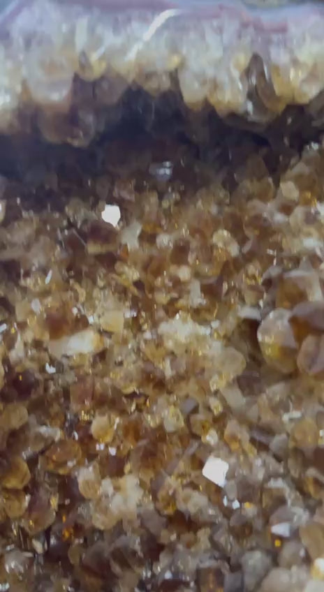 Load video: Citrine wings with stands – video