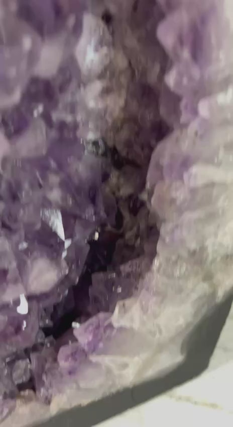 Load video: Amethyst Cathedral Geode – video