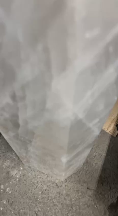 Load video: Smoky Quartz Tall Tower