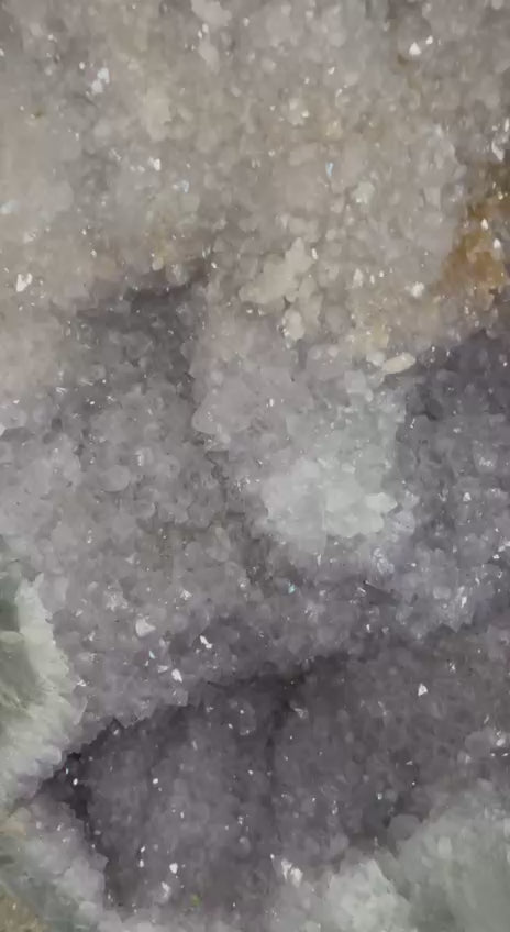 Load video: Large Amethyst cluster on stand – video