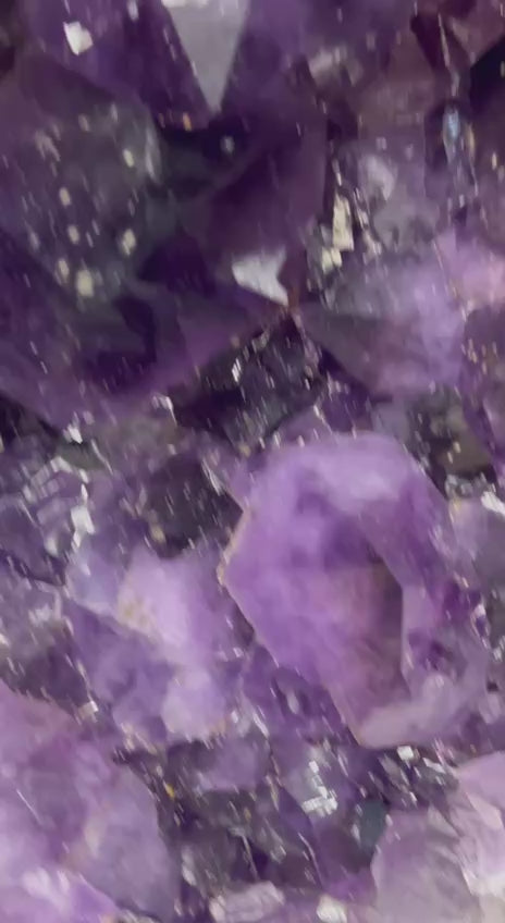 Load video: Amethyst geode with stand