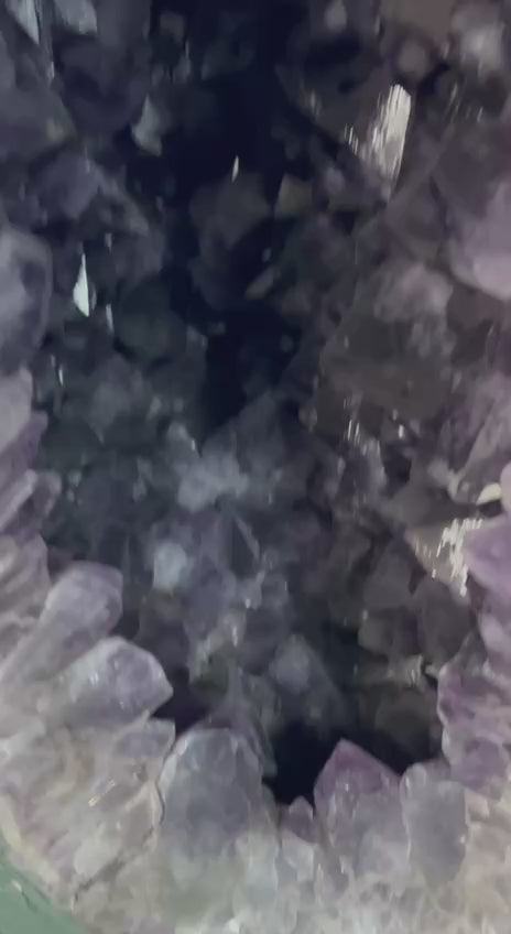 Load video: Amethyst Tower with stands – video