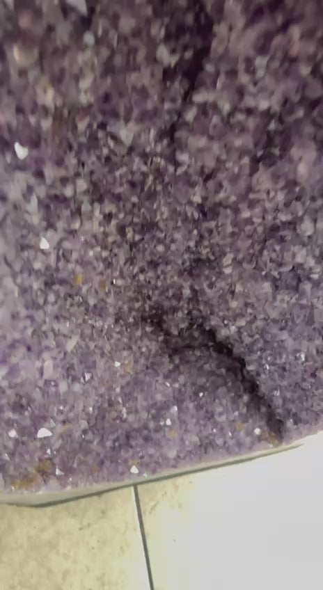 Amethyst geode towers