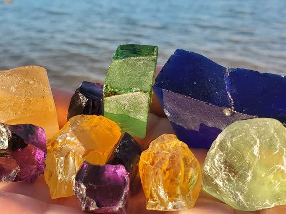 Mix Rough Faceting Stones
