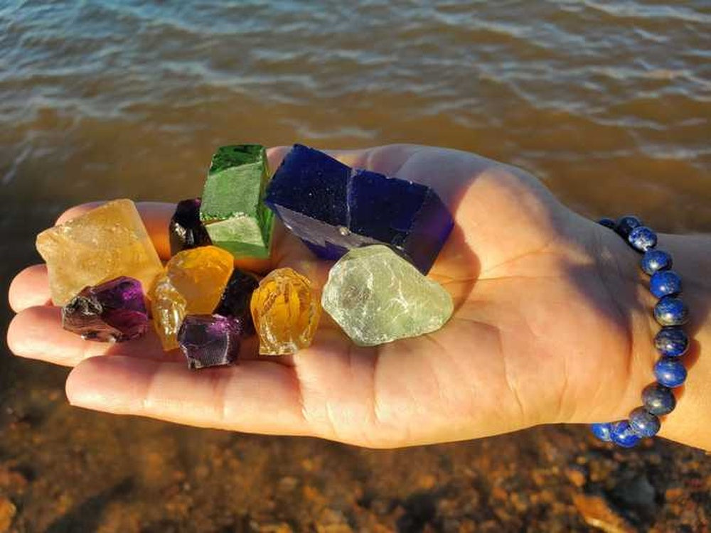 Mix Rough Faceting Stones