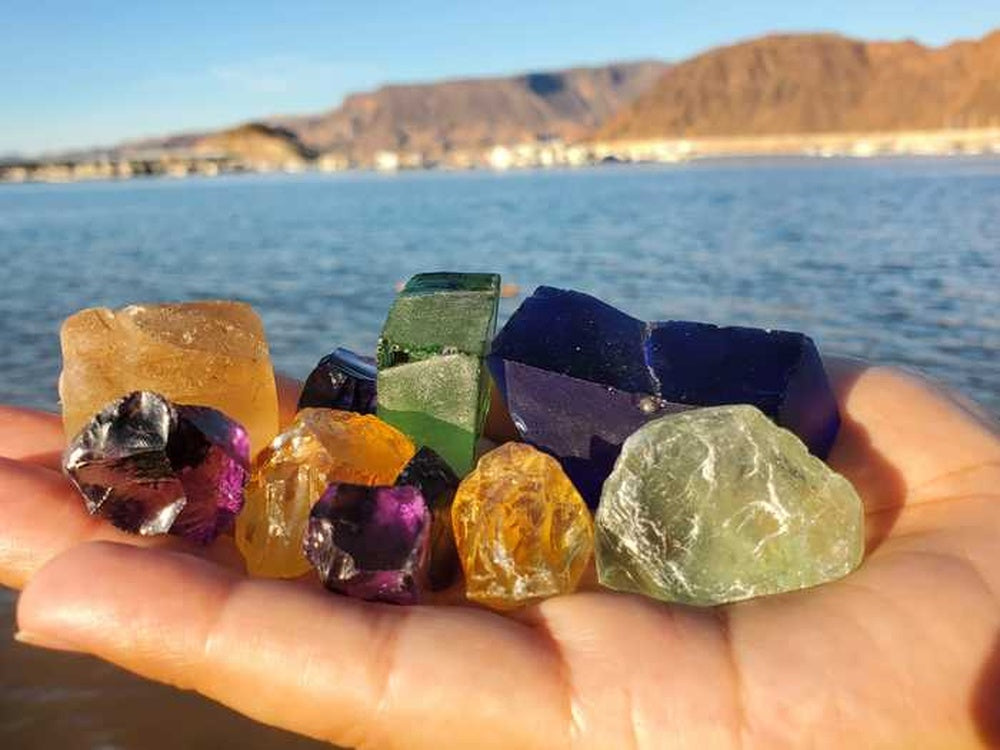 Mix Rough Faceting Stones