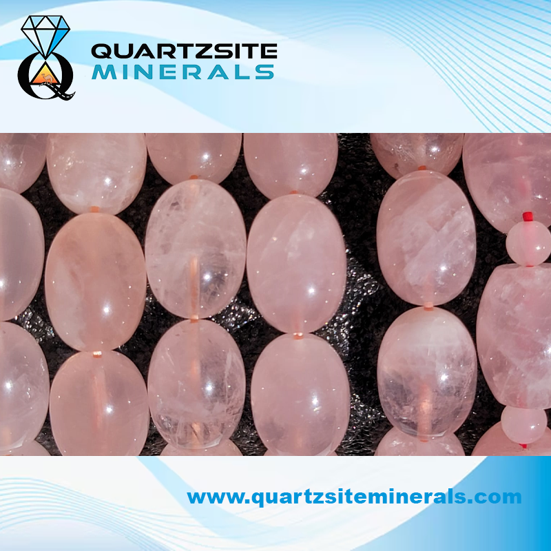 Rose Quartz crystal beads bracelet