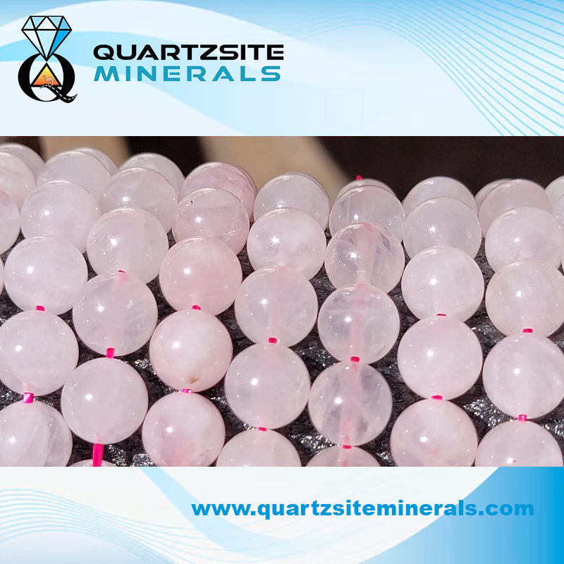 Rose Quartz crystal beads bracelet