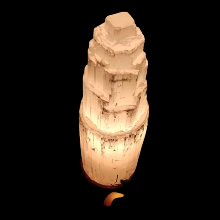 Selenite Lamp Tower