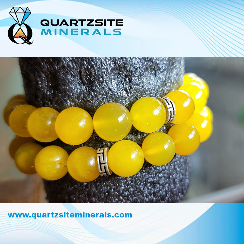 Yellow Agate Bracelet